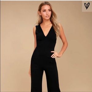 NWT Lulus black jumpsuit